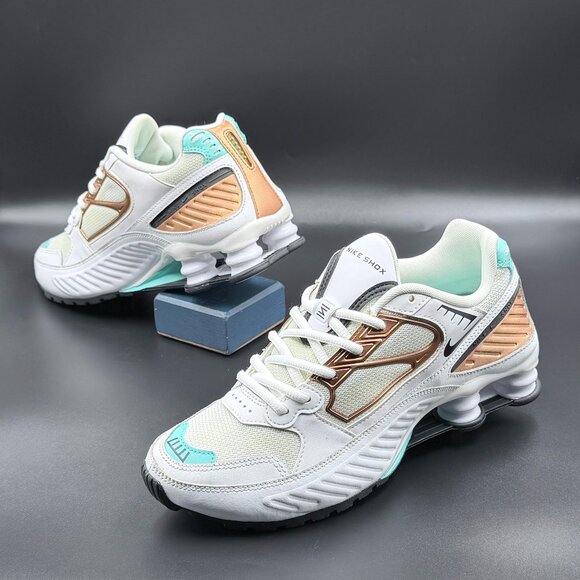 Wmns Nike Shox Enigma 'Aurora Green Rose Gold' - Picture 7 of 11